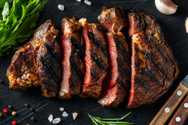 Perfekt gegrilltes Steak
