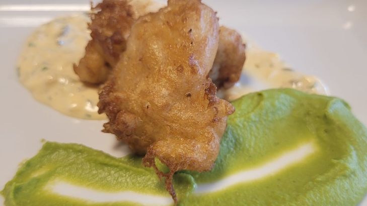 Backfisch vom Seeteufelbäckchen