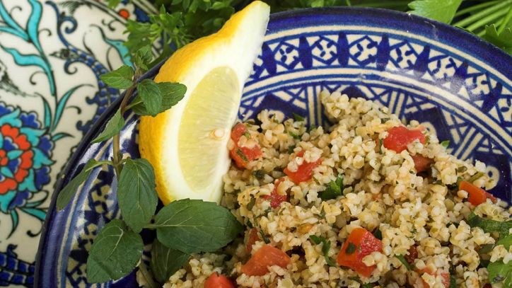 Lieblingsrezept: Orientalischer Couscous Salat mit Tomate und Minze
