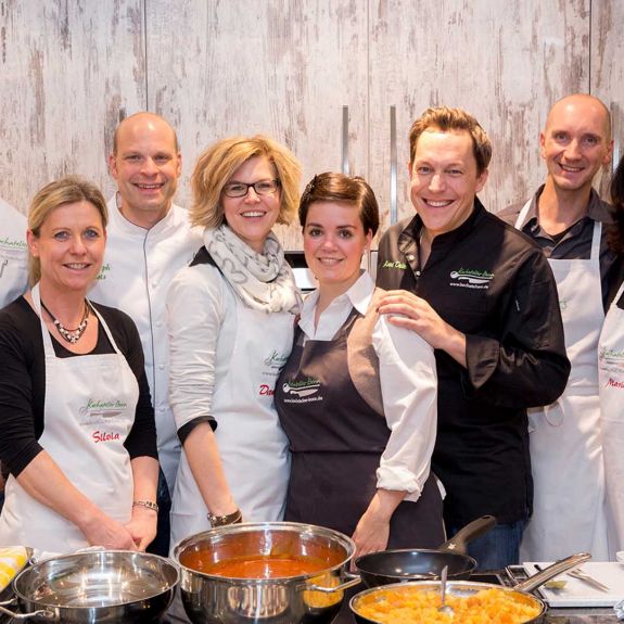 Das Team der größten Kochschule in Nordrhein-Westfalen