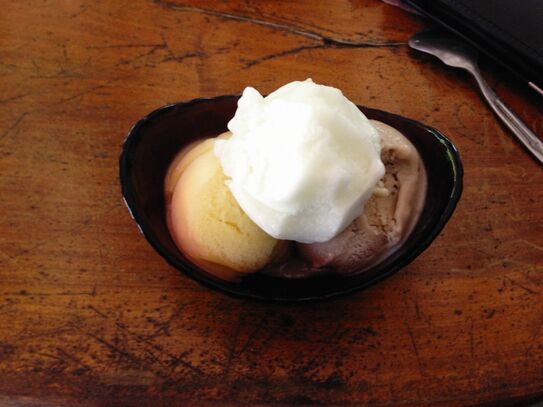 Lieblingsrezept: Apfel Tarte mit Pralinen-Eis