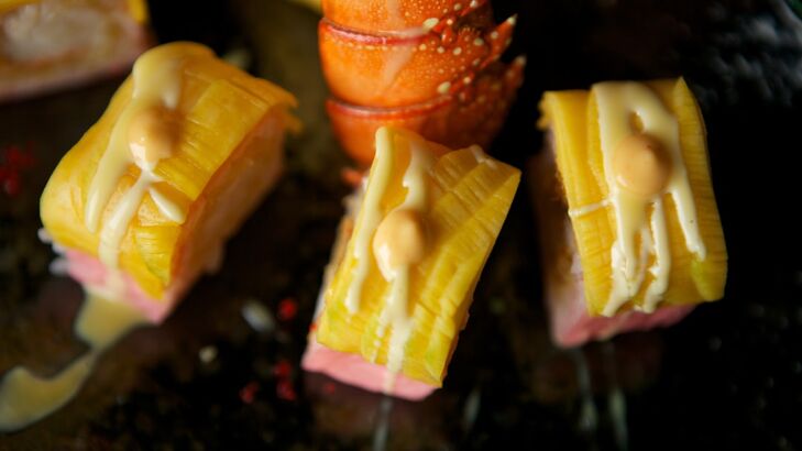 Bananenfrühlingsrolle