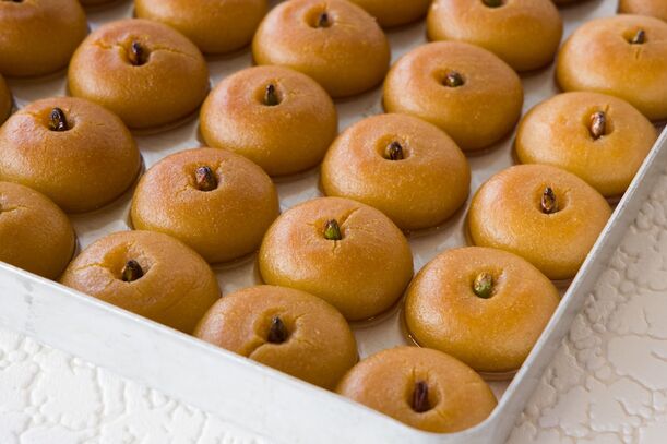 Lieblingsrezept: Bratapfel mit Marzipan, Mandeln und Rosinen
