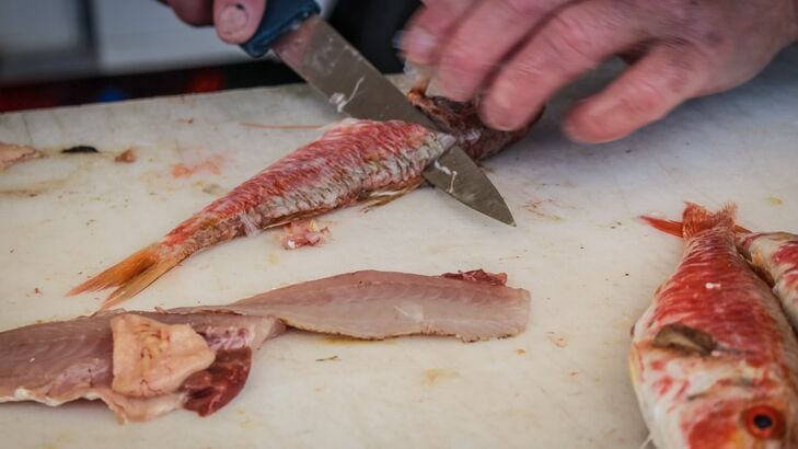 Fischfond und Vorbereitung