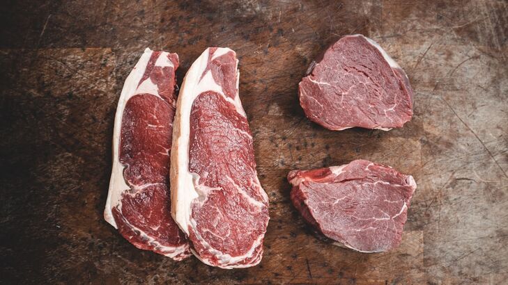 Frühlingsrolle vom Sirloin-Steak