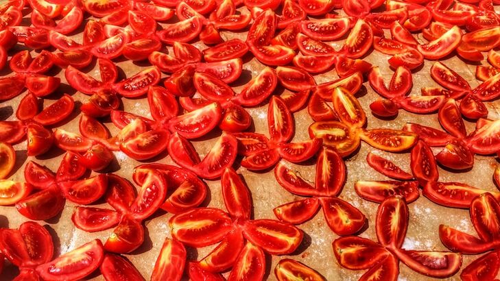 Geschmolzene Tomaten
