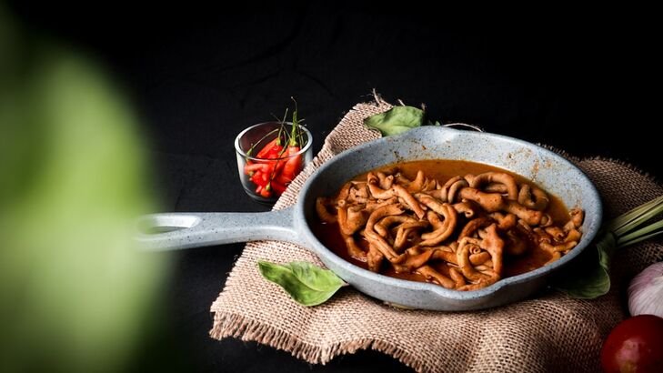 Geschmorte Champignons
