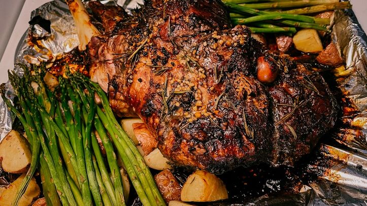Lieblingsrezept: Kalbsfilet im Kräuter-Heu rückwärts gegart