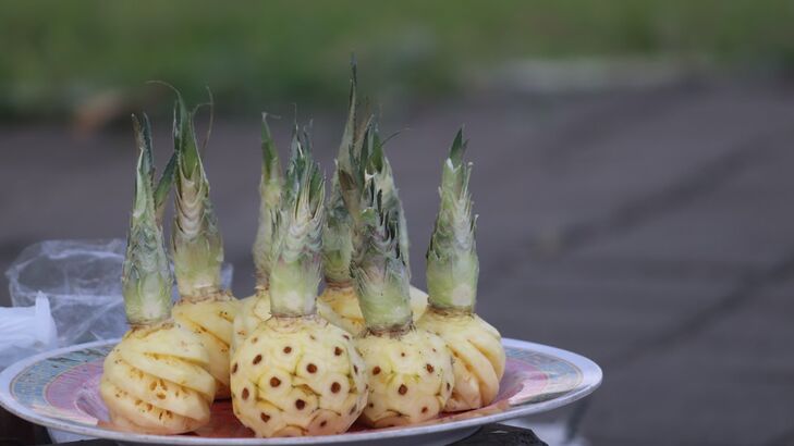 Karamellisierte Ananas