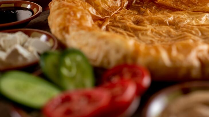 Mediterrane Feta-Quiche