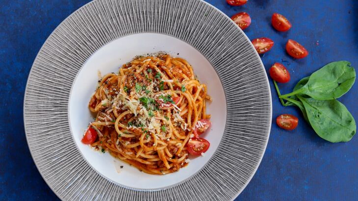 Pasotto mit Paprika und Salsiccia