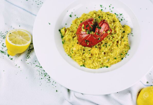Lieblingsrezept: Safranrisotto mit dicken Bohnen