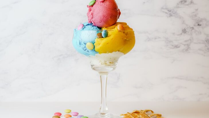 Smarties Eiscreme