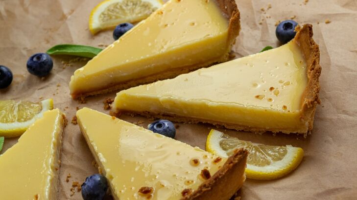 Zitronen-Ricotta-Tarte