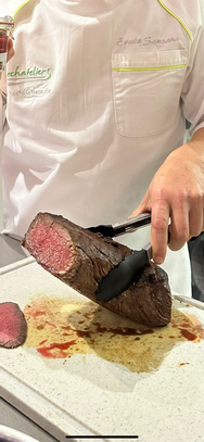 Lieblingsrezept: Rosa gegartes Roastbeef mit Kochateliers Salz 